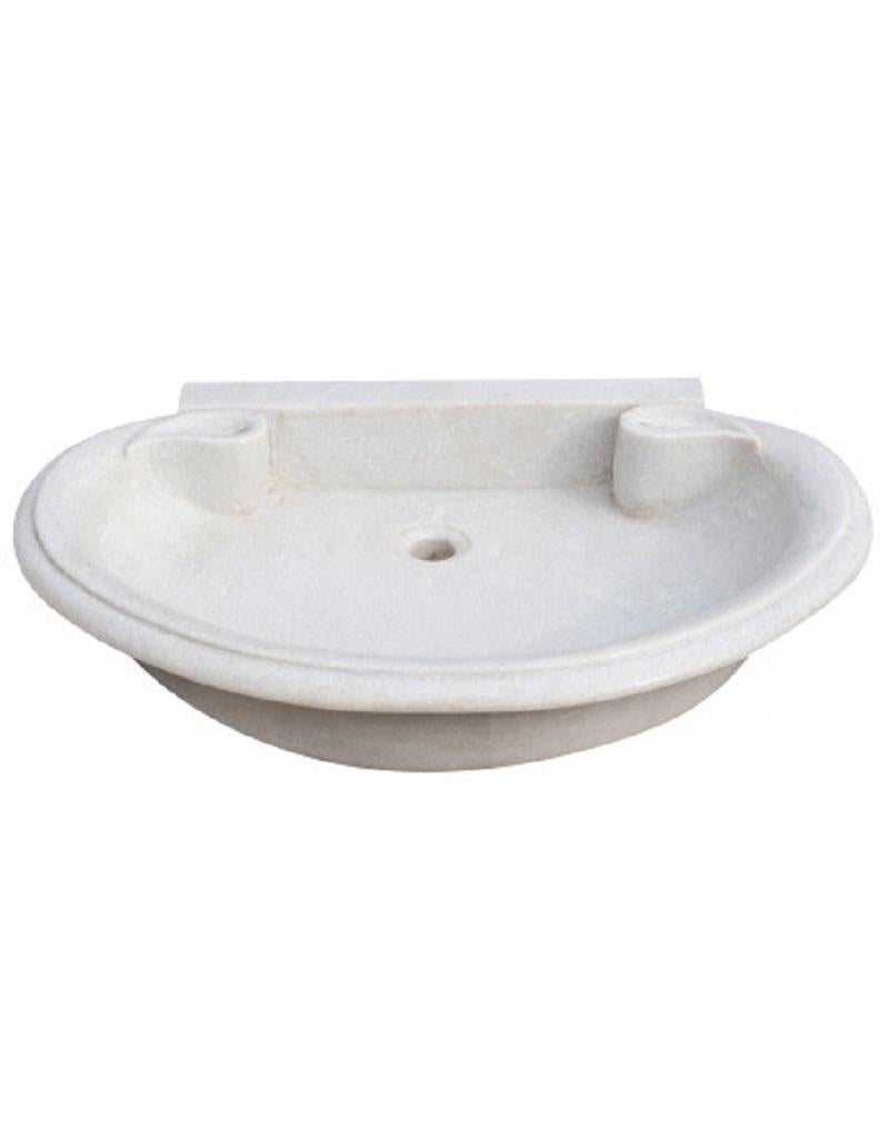 Greco classico Lavandino classico in marmo di Carrara A. Stone in vendita