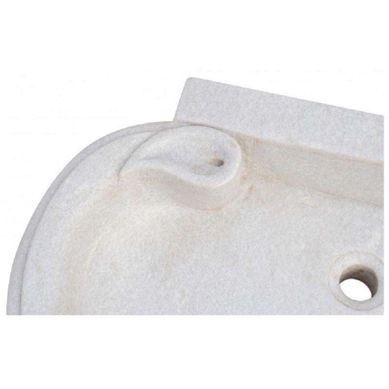 Lavandino classico in marmo di Carrara A. Stone In condizioni Nuovo in vendita a Cranbrook, Kent