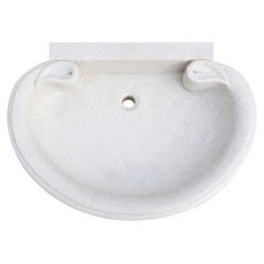 Classical Carrara Marble Stone Sink Basin Classical Carrara Marble Stone Sink Basin