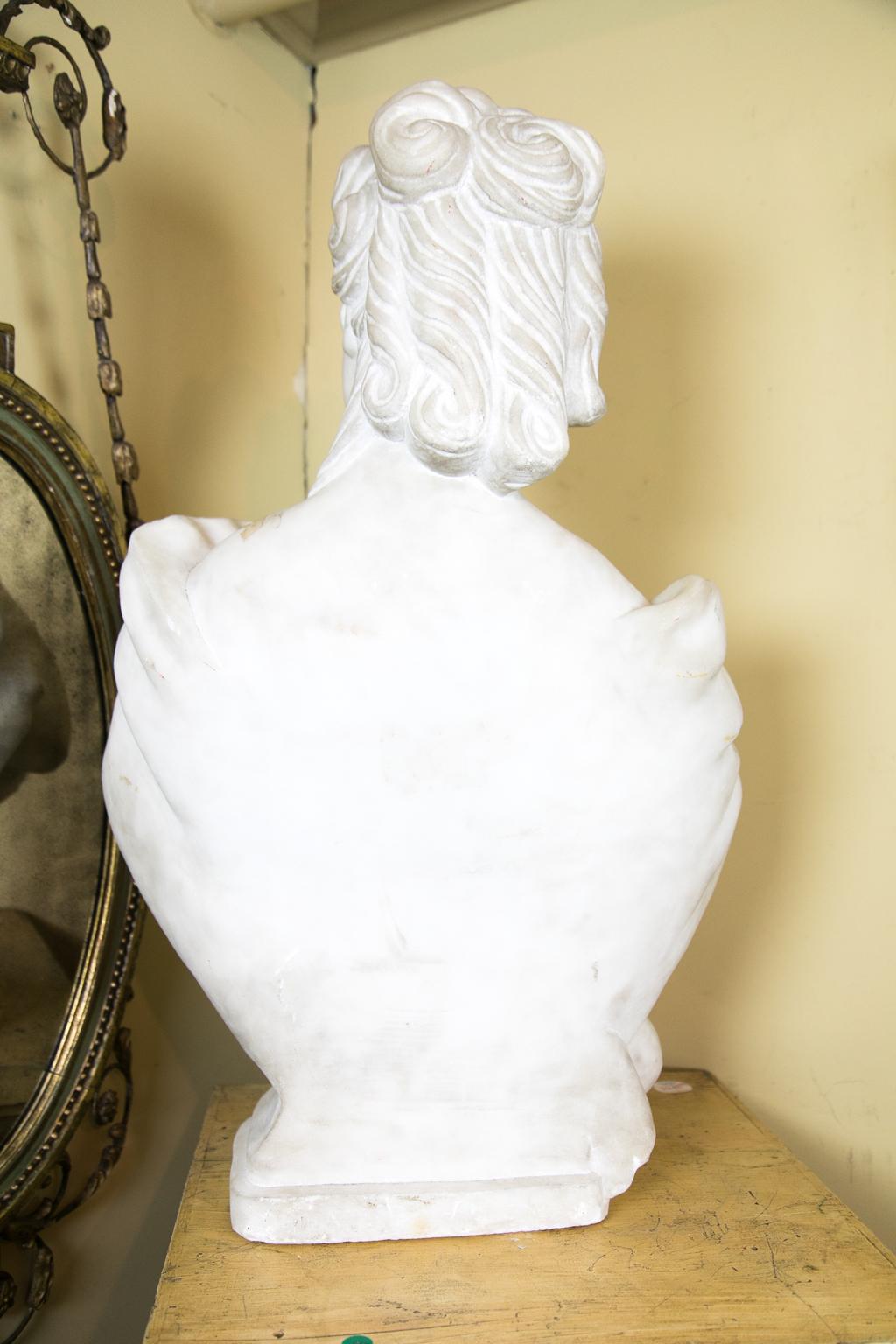 Classical Carved Marble Bust 6