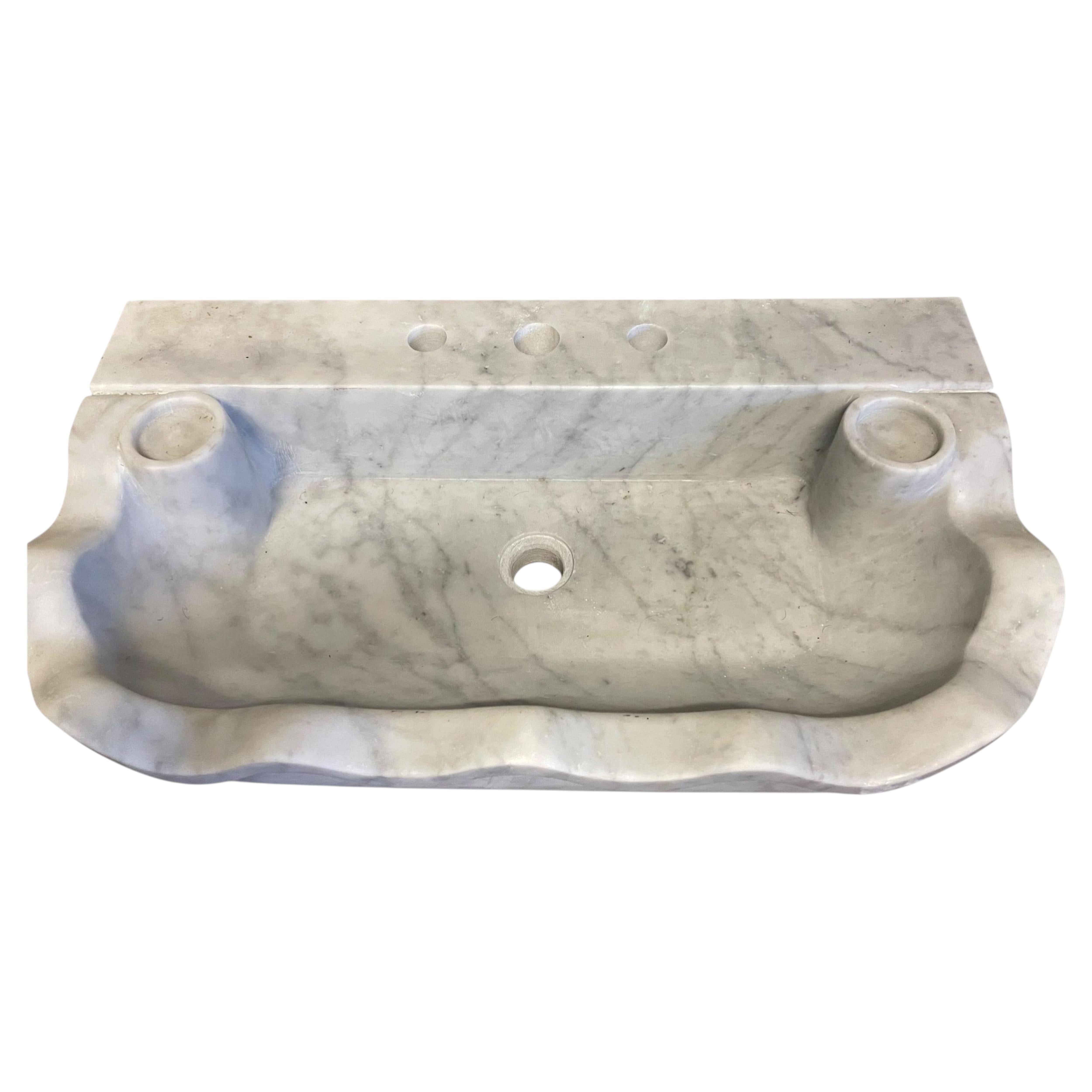 Classical Carved Marble Sink Basin