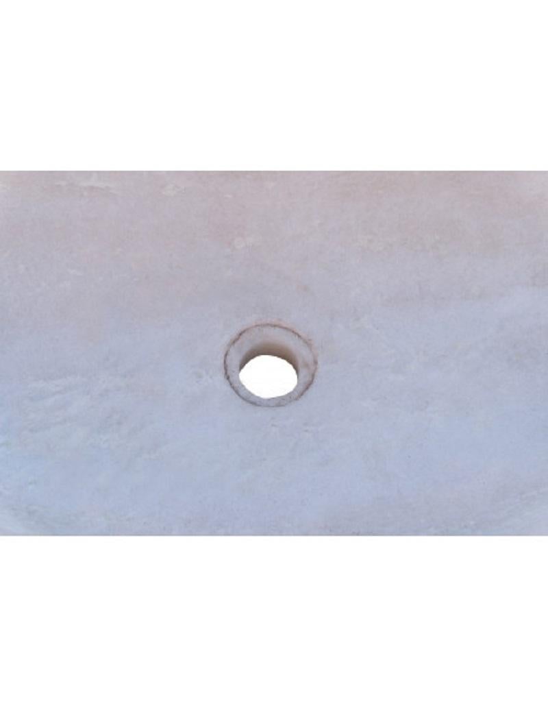 Classical Carved Marble Stone Sink Basin For Sale 4