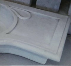 Classical Carved Marble Stone Sink Basin