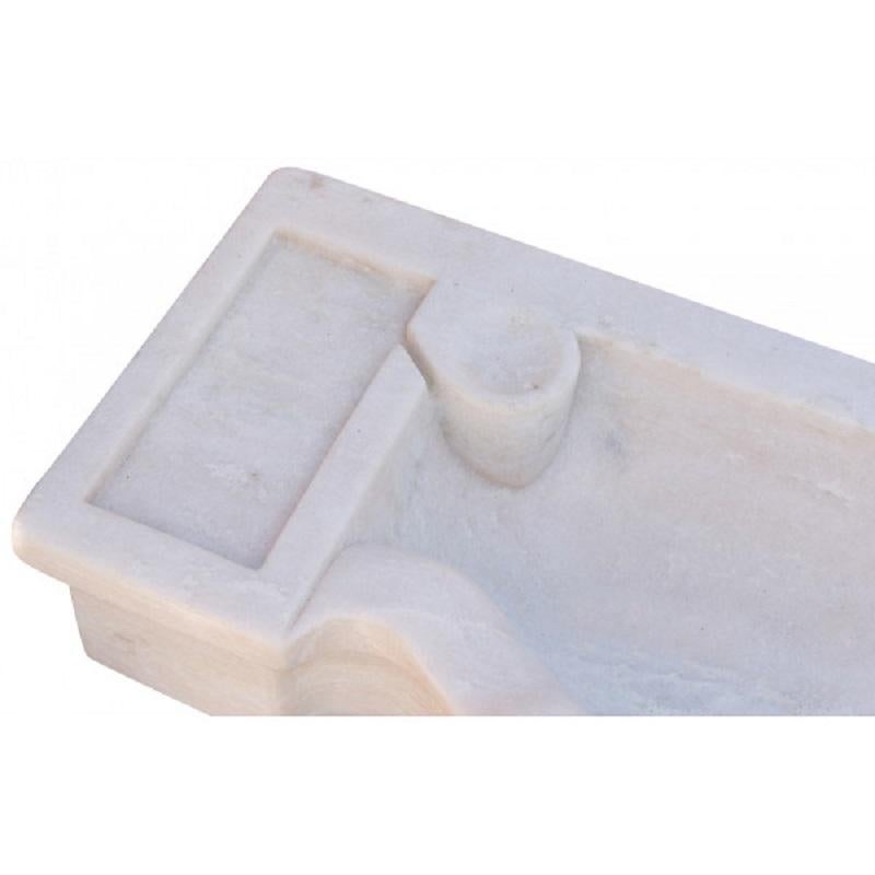 Classical Carved Marble Stone Sink Basin For Sale 2