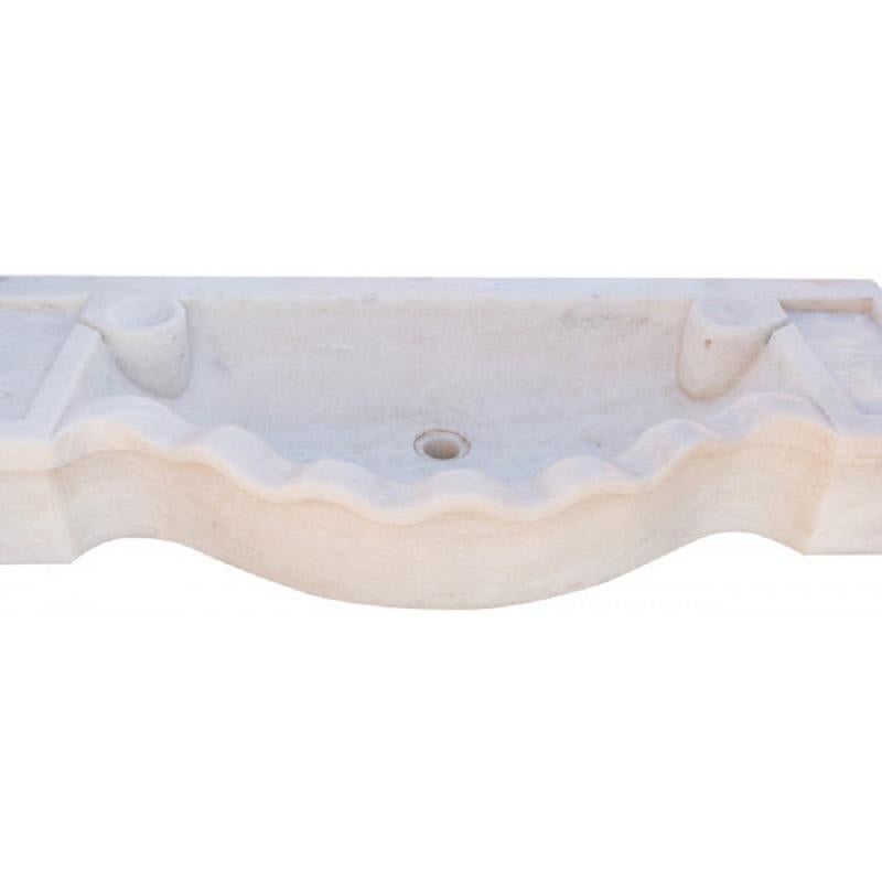 Classical Carved Marble Stone Sink Basin 3