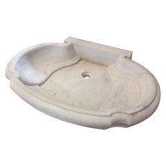 Vintage Classical Carved Marble Stone Sink Basin