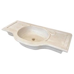 Classical Carved Marble Stone Sink Basin