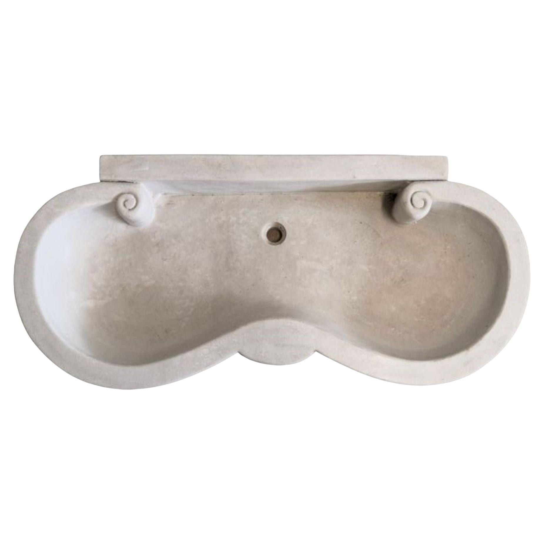 Classical Carved Marble Stone Sink Basin