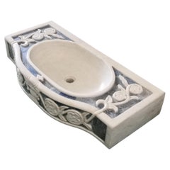Classical Carved Marble Stone Sink Basin