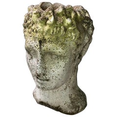 Classical Cast Stone Statue Planter of David