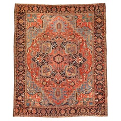 Classical central Medallion antique Heriz