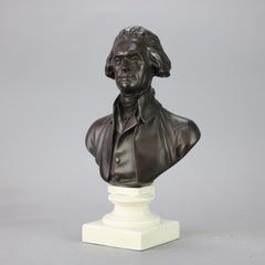 Classical Composition Portrait Bust of President Thomas Jefferson, 20th C