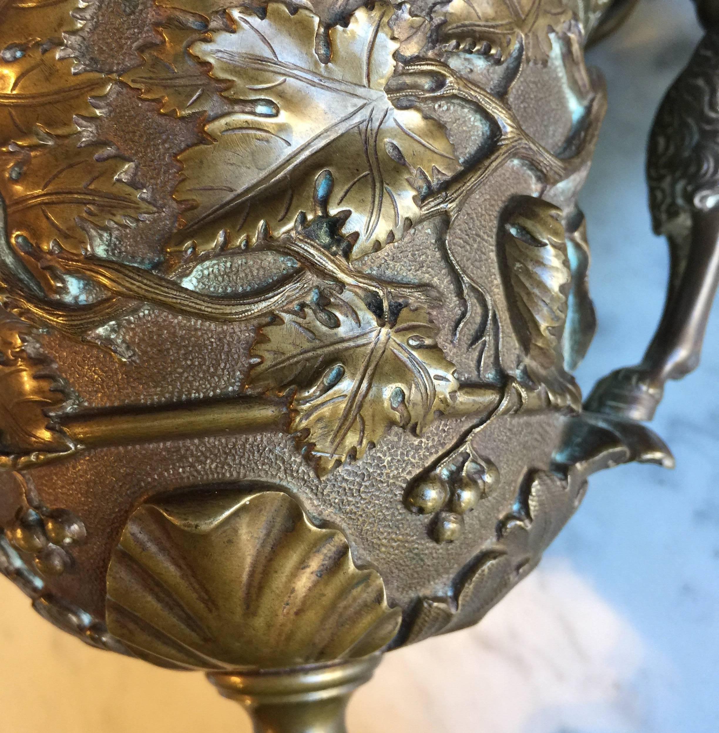 Classical Design Grand Tour Bronze Cup Stamped B Boschetti, Rome 8