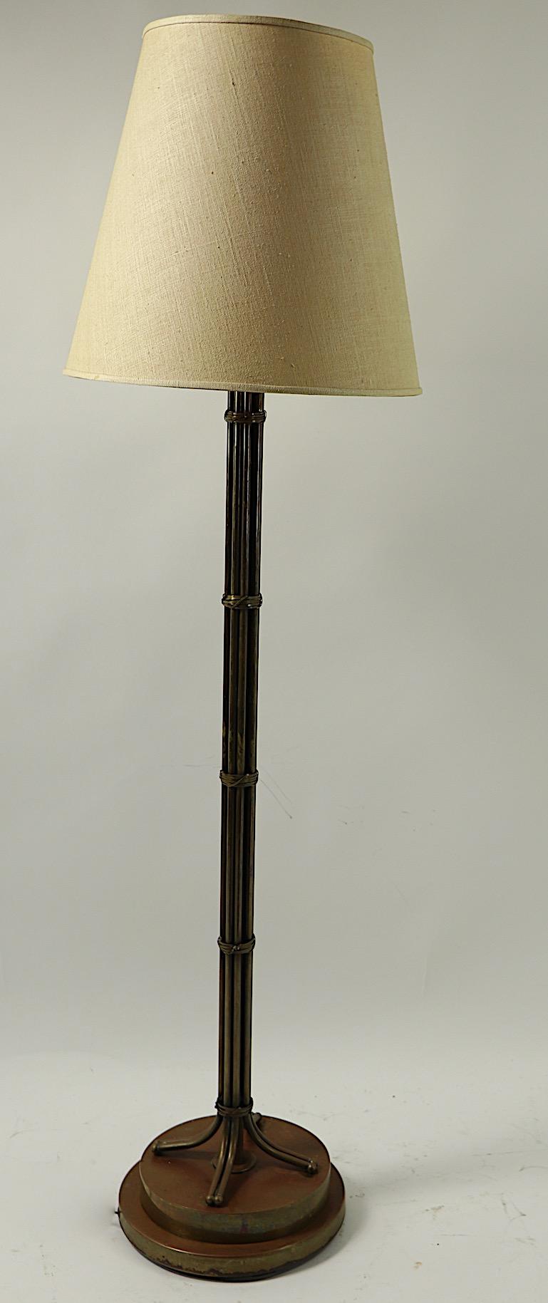 Classical Floor Lamp by Hart Associates In Good Condition For Sale In New York, NY