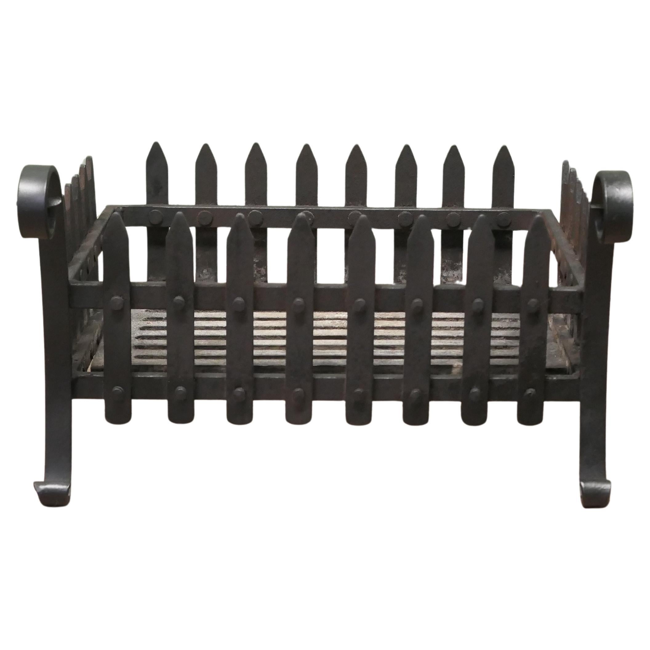 Classical Free Standing Fire Basket, Iron Fire Grate For Sale