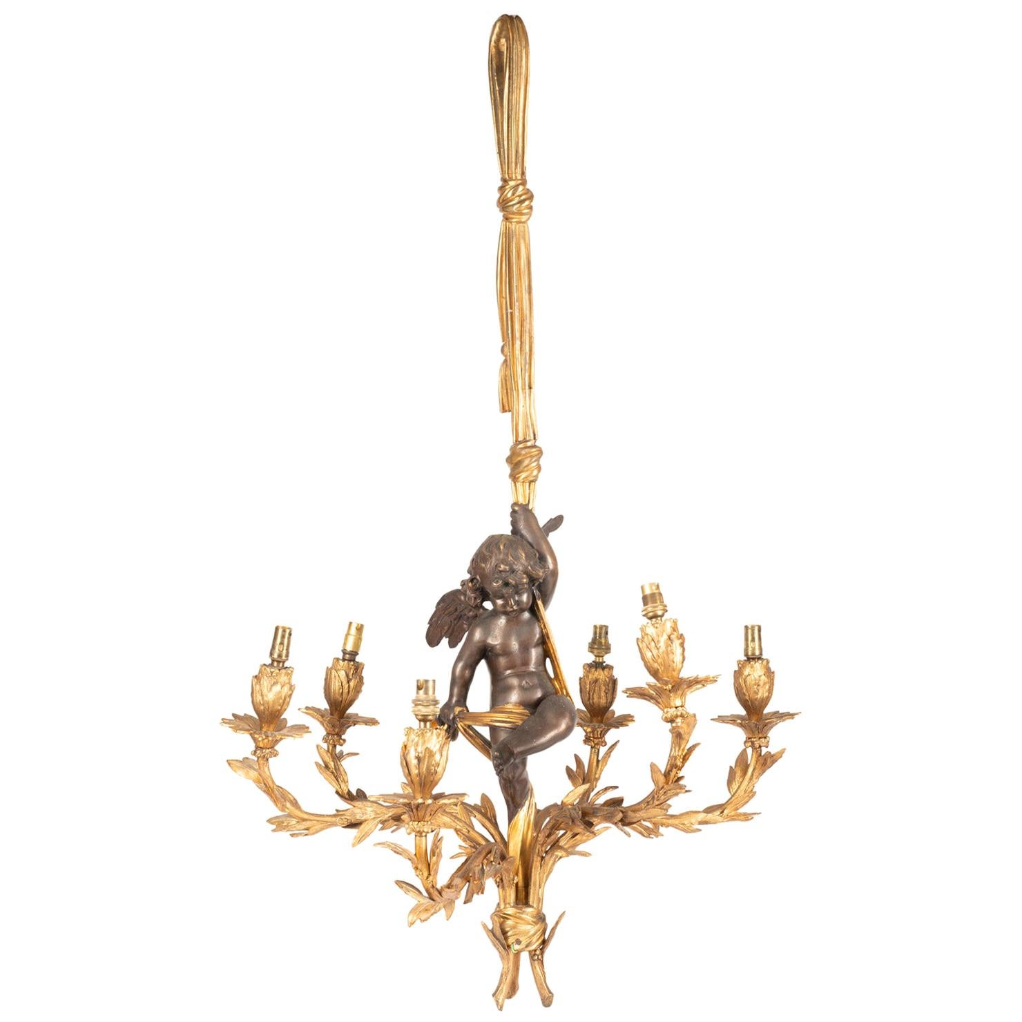 Classical French 19th Century Chandelier For Sale