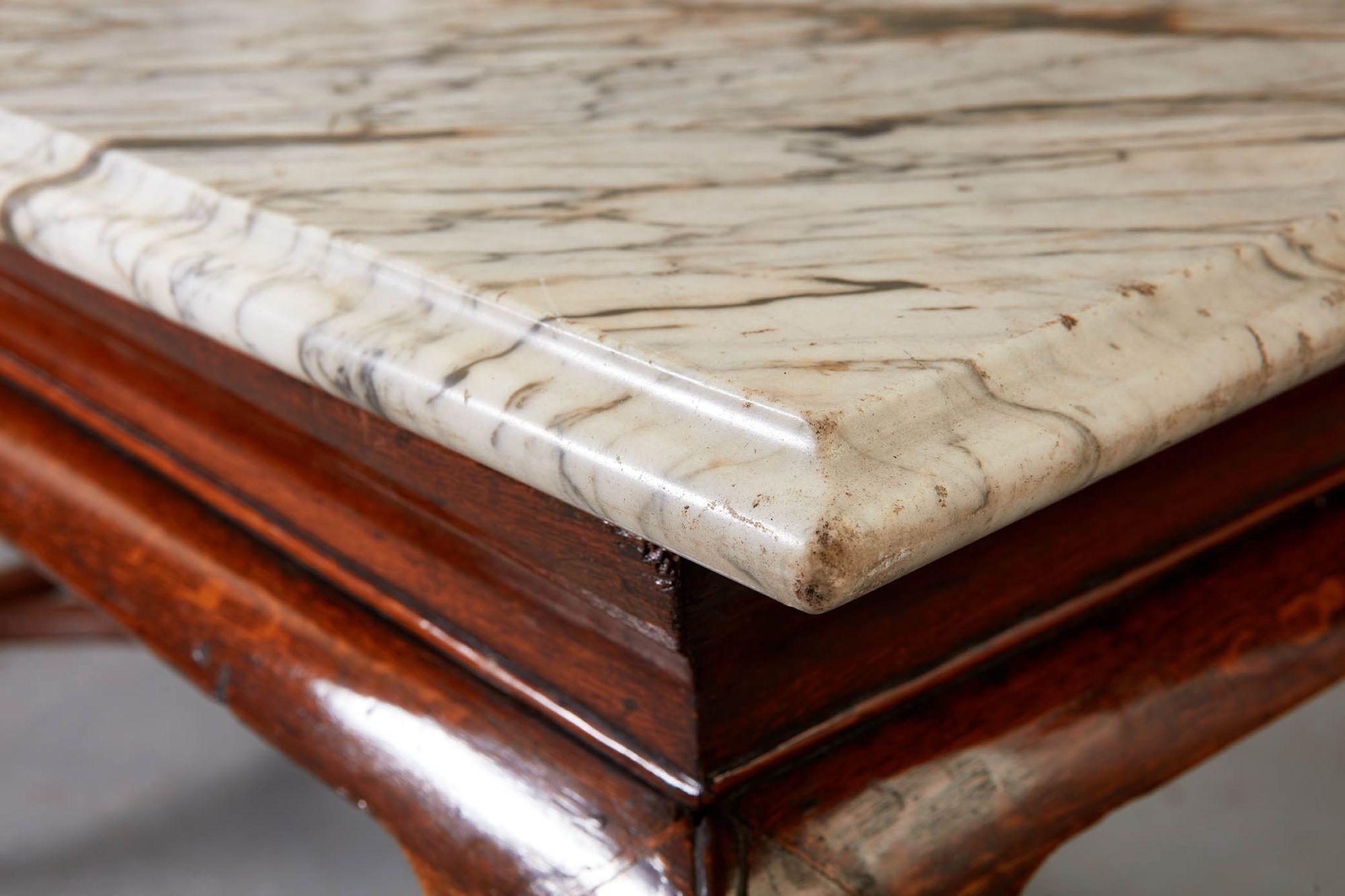 Marble Classical George I Console Table For Sale
