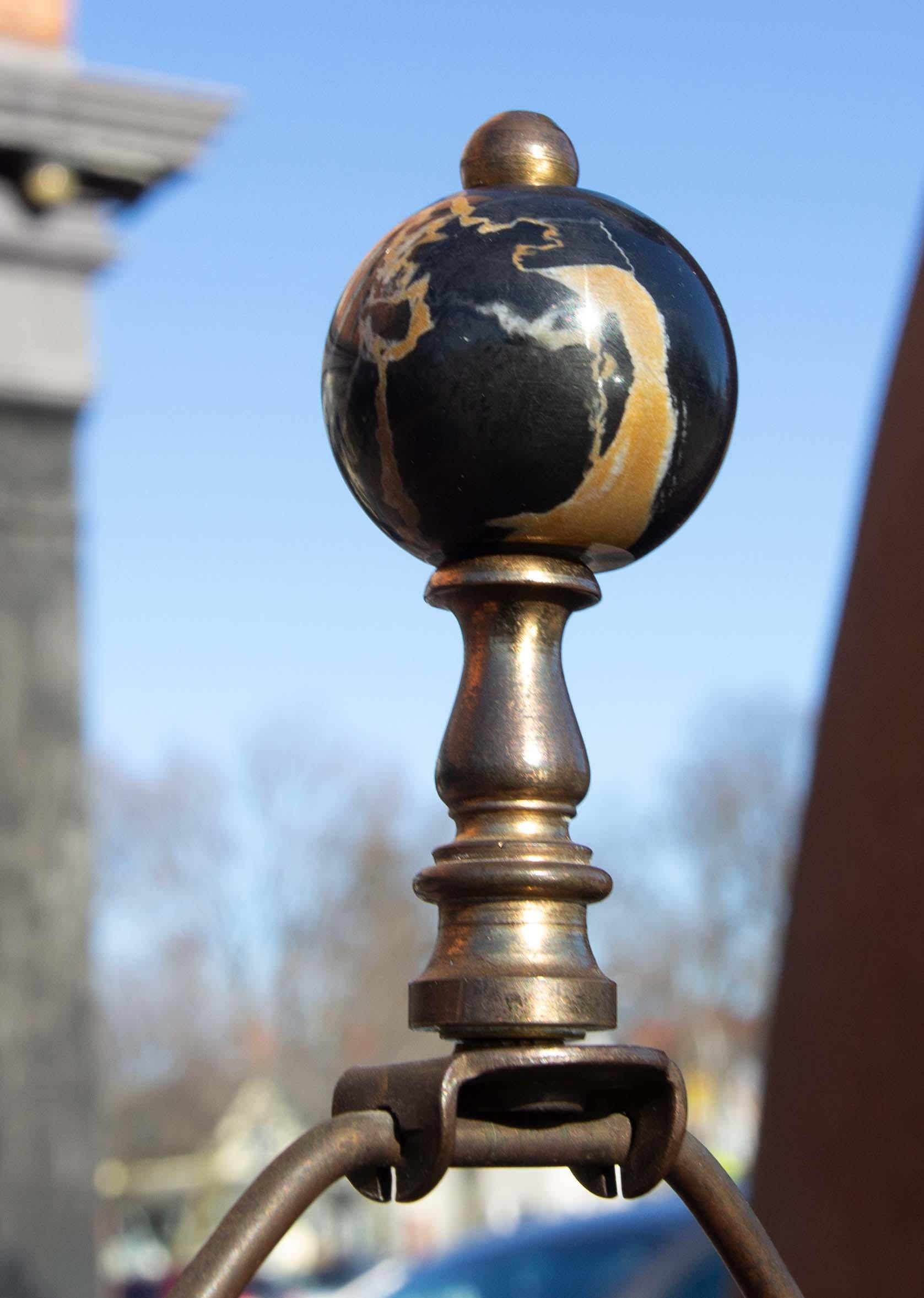 Classical Grand Tour Bronze Statue of Narcissus Mounted as a Lamp In Good Condition For Sale In Rochester, NY