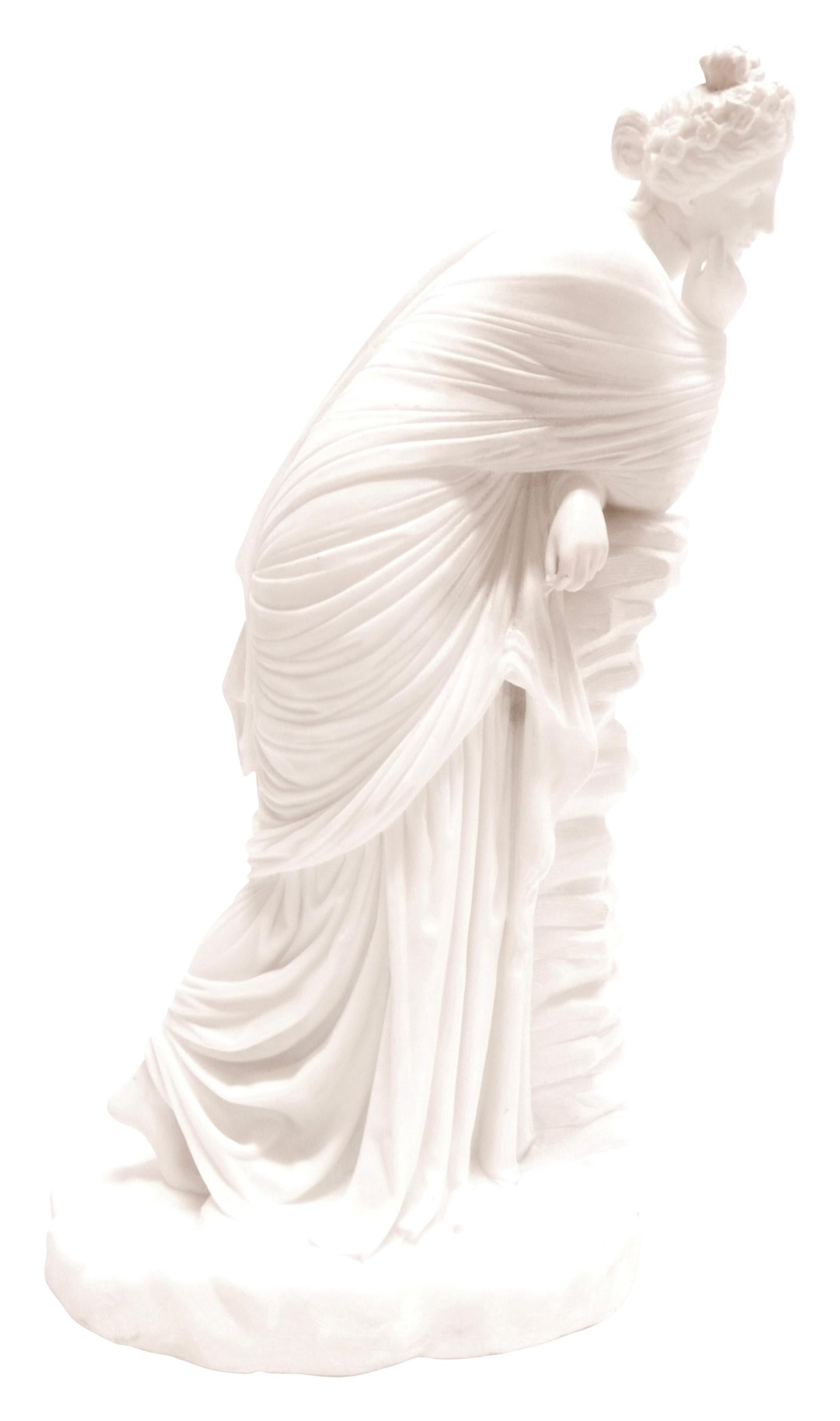 Classical Grand Tour Carved Marble Female Figure Statue, Italian, 19th Century 2