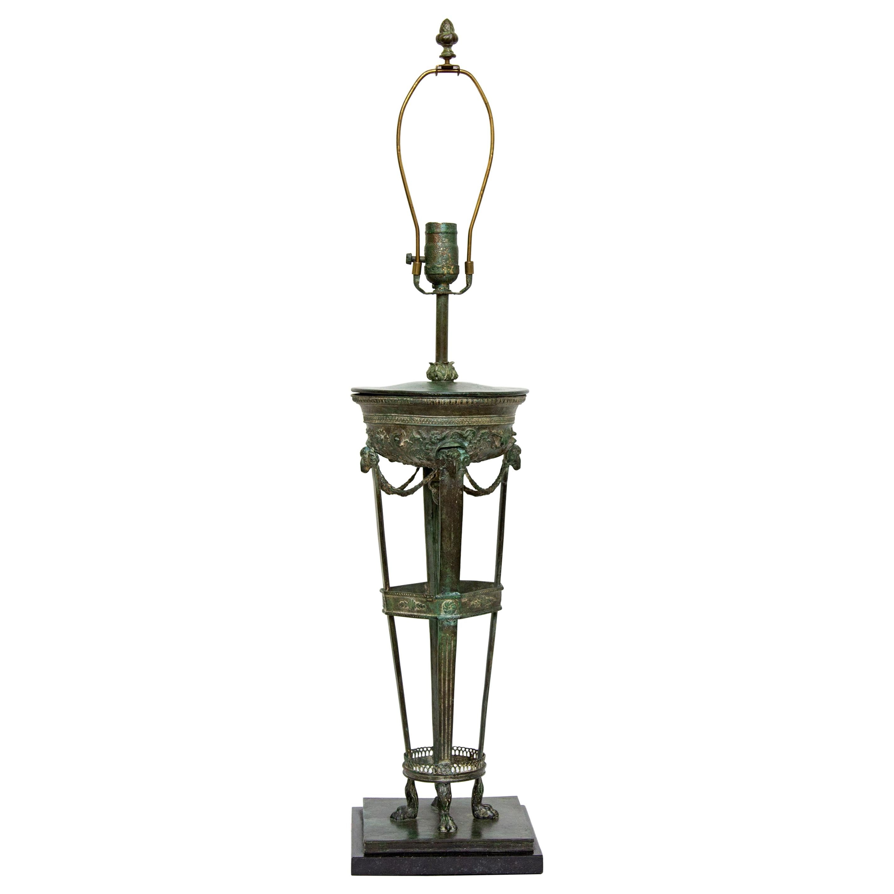 Classical Grand Tour Style Bronze Table or Desk Lamp
