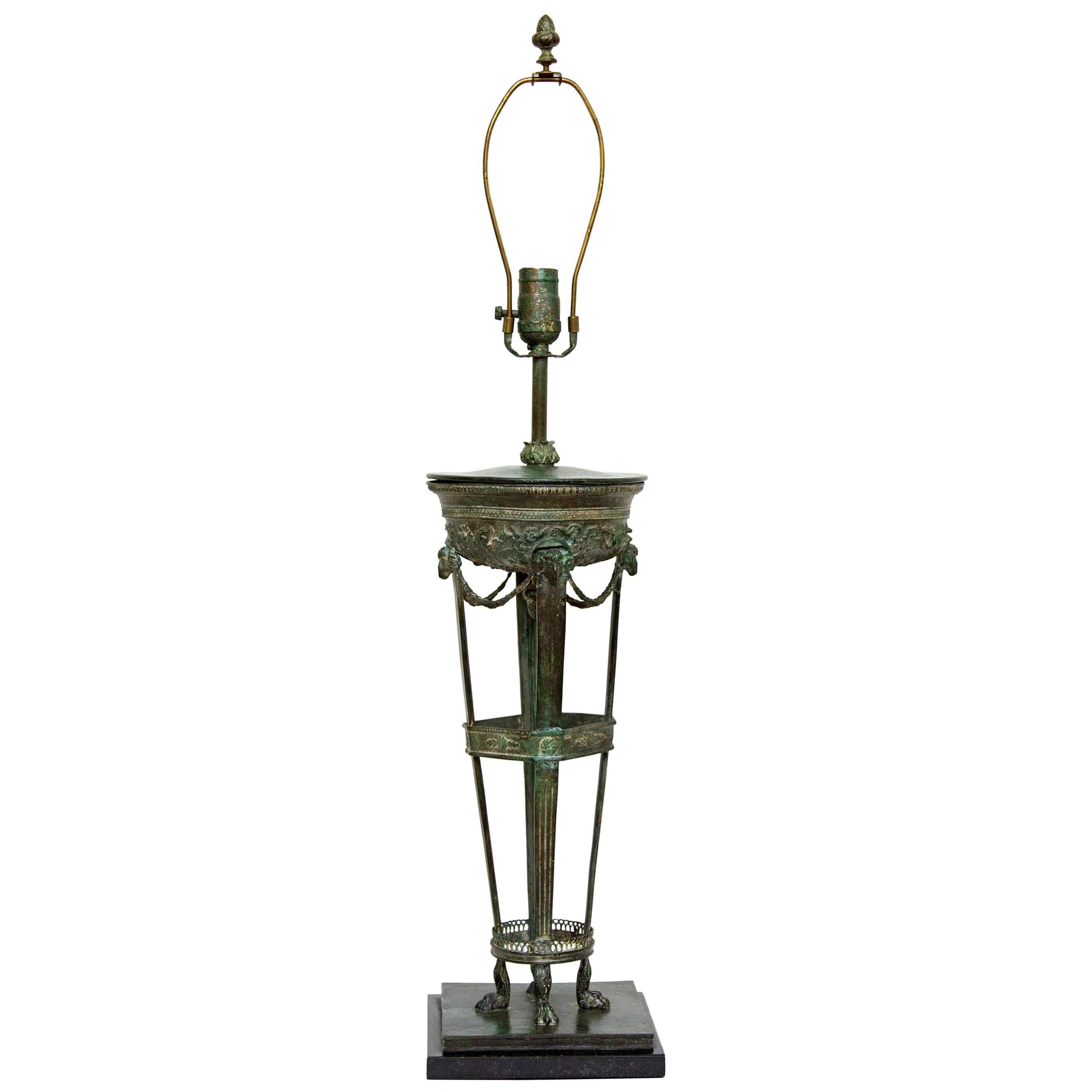 Classical Grand Tour Style Bronze Table or Desk Lamp