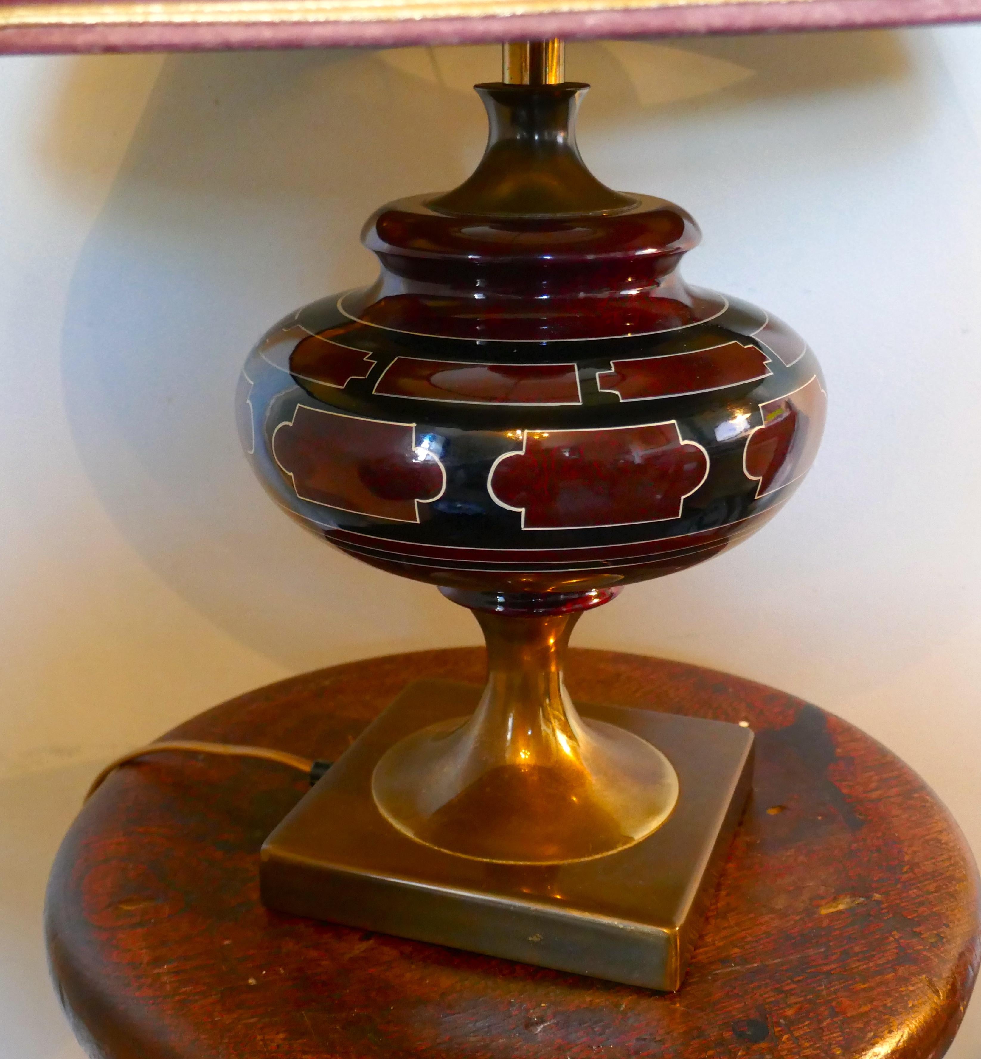 Art Deco Ceramic Table Lamp 2