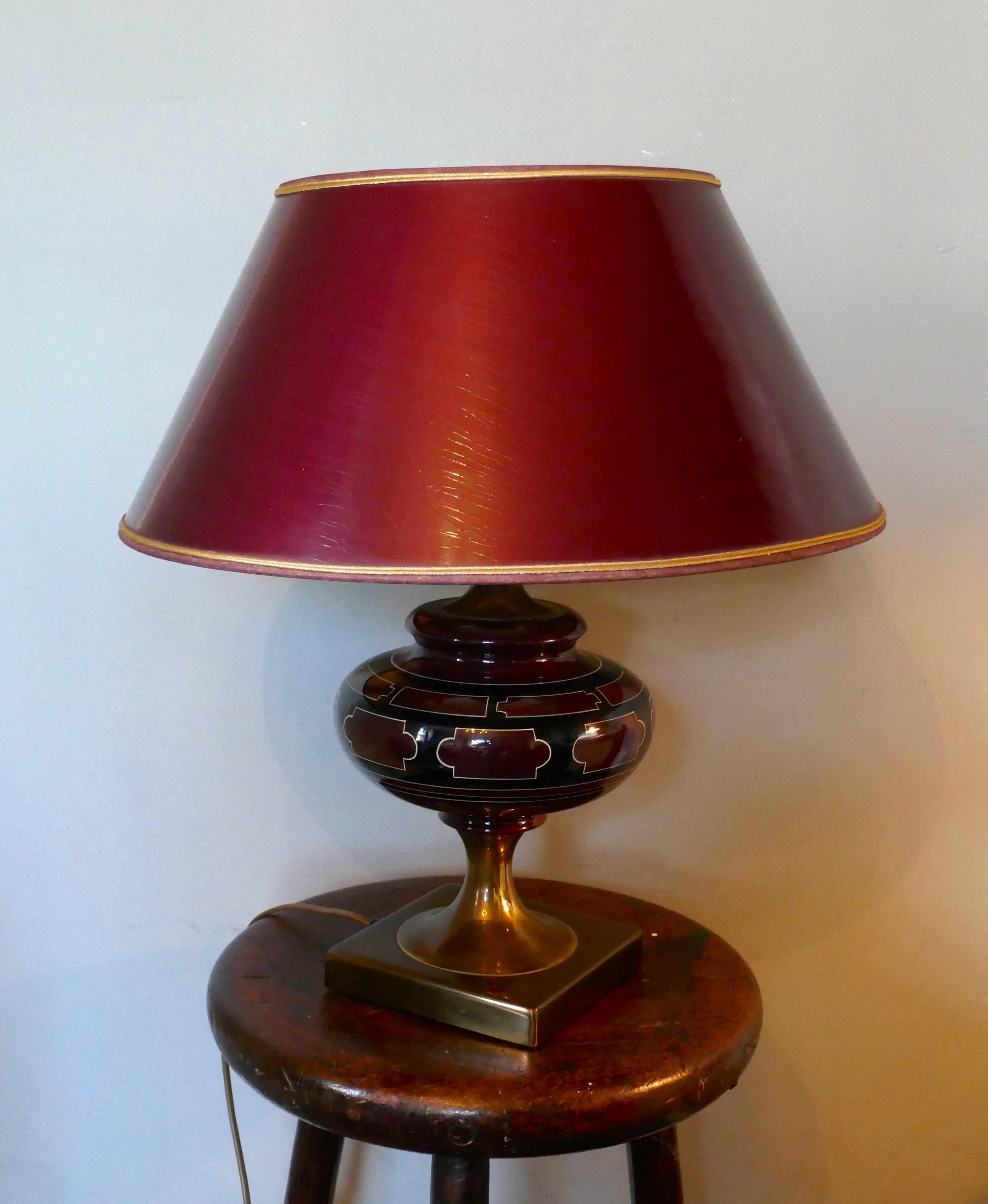 Art Deco Ceramic Table Lamp 3