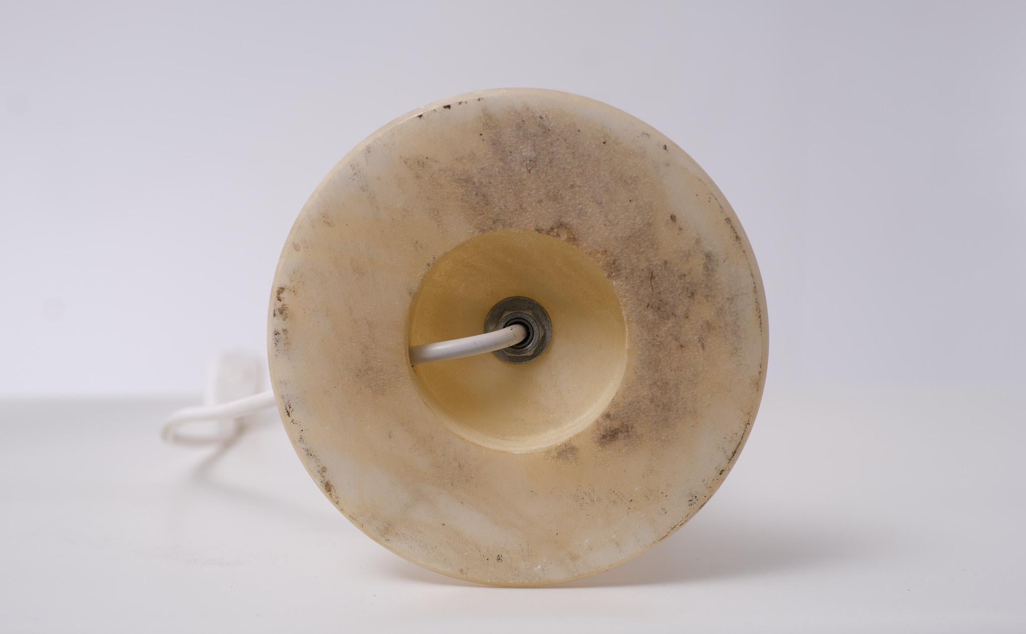 Lámparas de mesa clásicas griegas de alabastro años 70 España en venta 2
