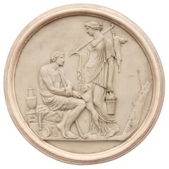 Classical Greek Architectural Roundel Sculpture