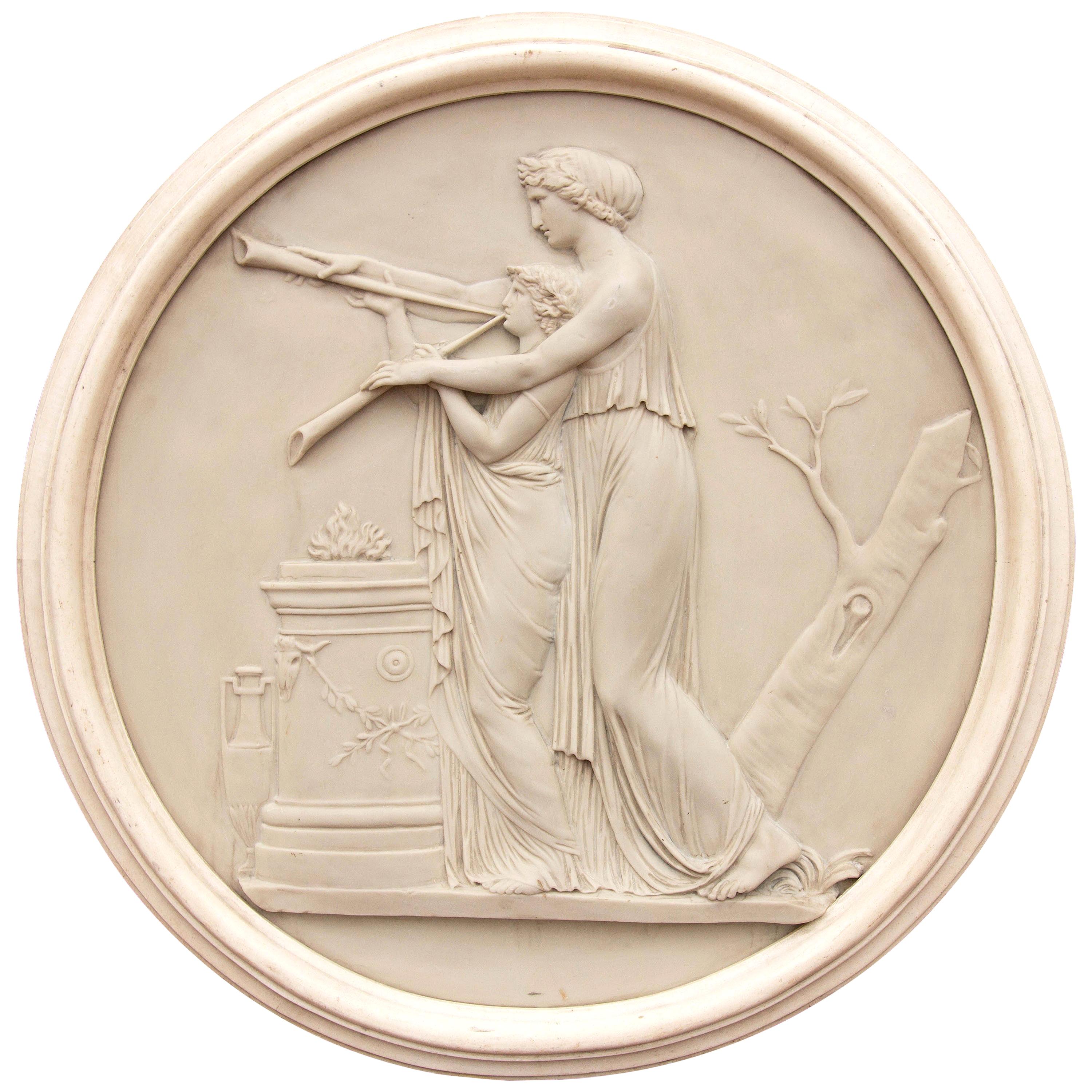 Classical Greek Architectural Roundel Sculpture