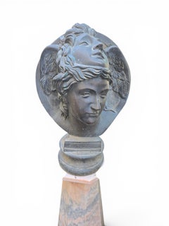 Classical Greek Double-Faced Head Sculpture, Italy, 1960s