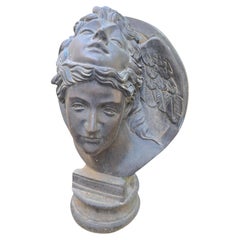 Classical Greek Double-Faced Head Sculpture, Italy, 1960s
