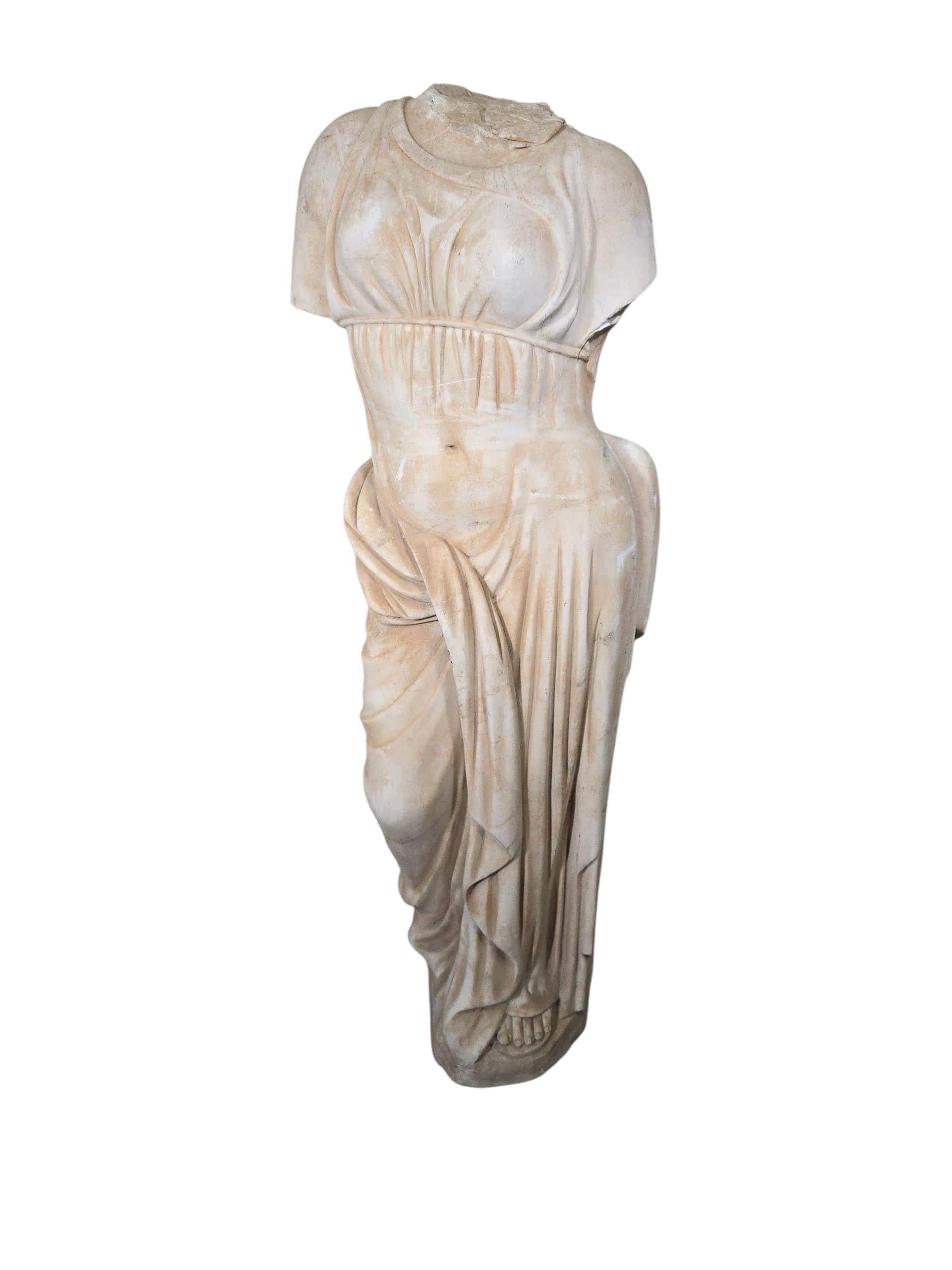 Figura di toga greca classica in marmo, inizio XX secolo In condizioni buone in vendita a Madrid, ES