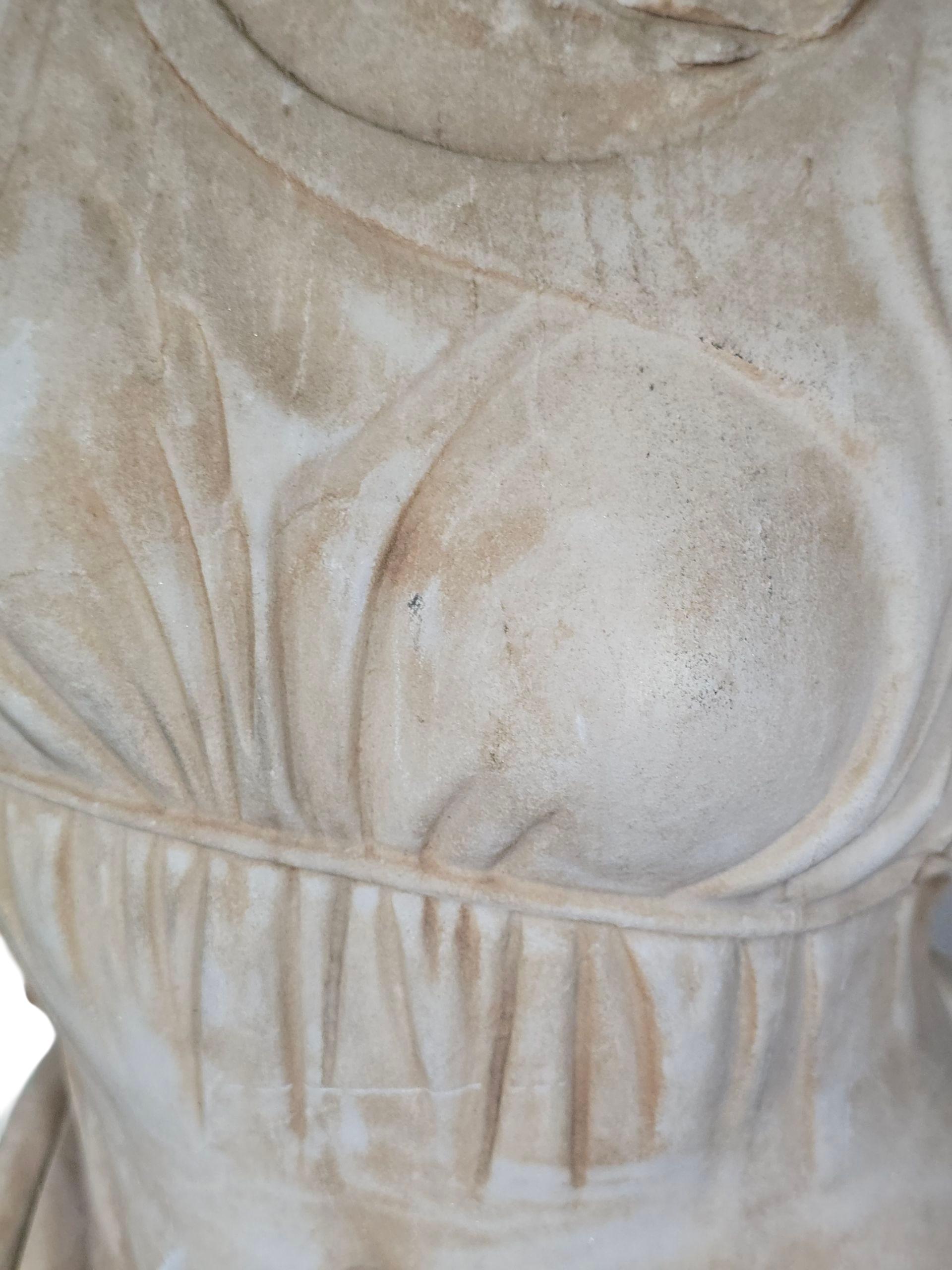 Marmo Figura di toga greca classica in marmo, inizio XX secolo in vendita