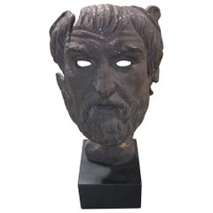 Classical Greek Sculpture of Head / Sophocles