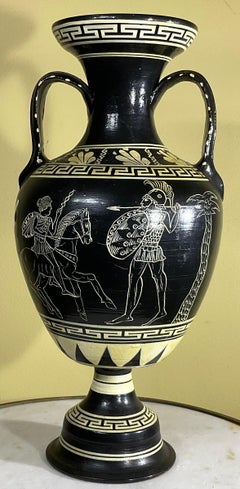 Jarrón griego clásico de terracota, Vasallo