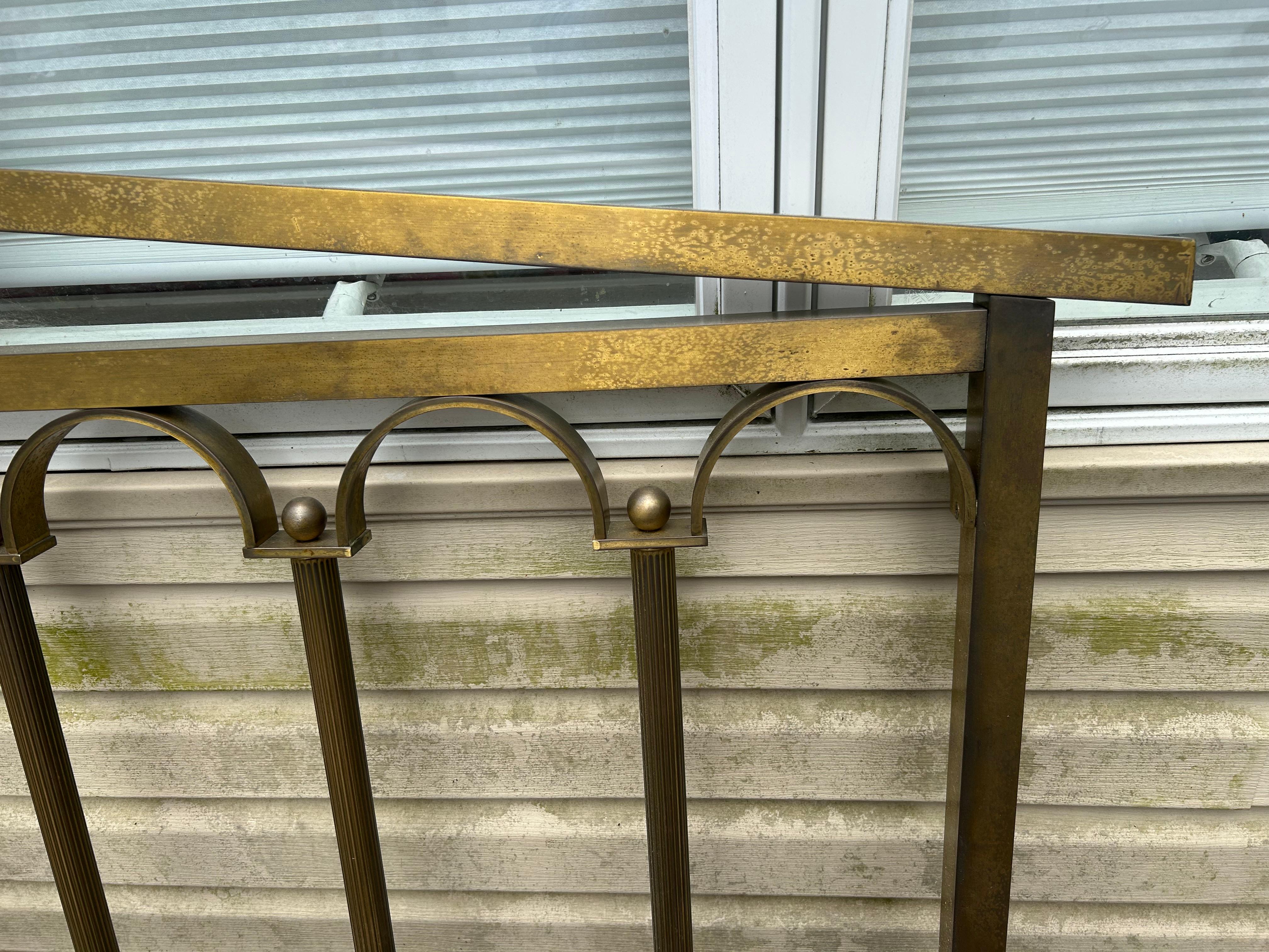 king brass headboard