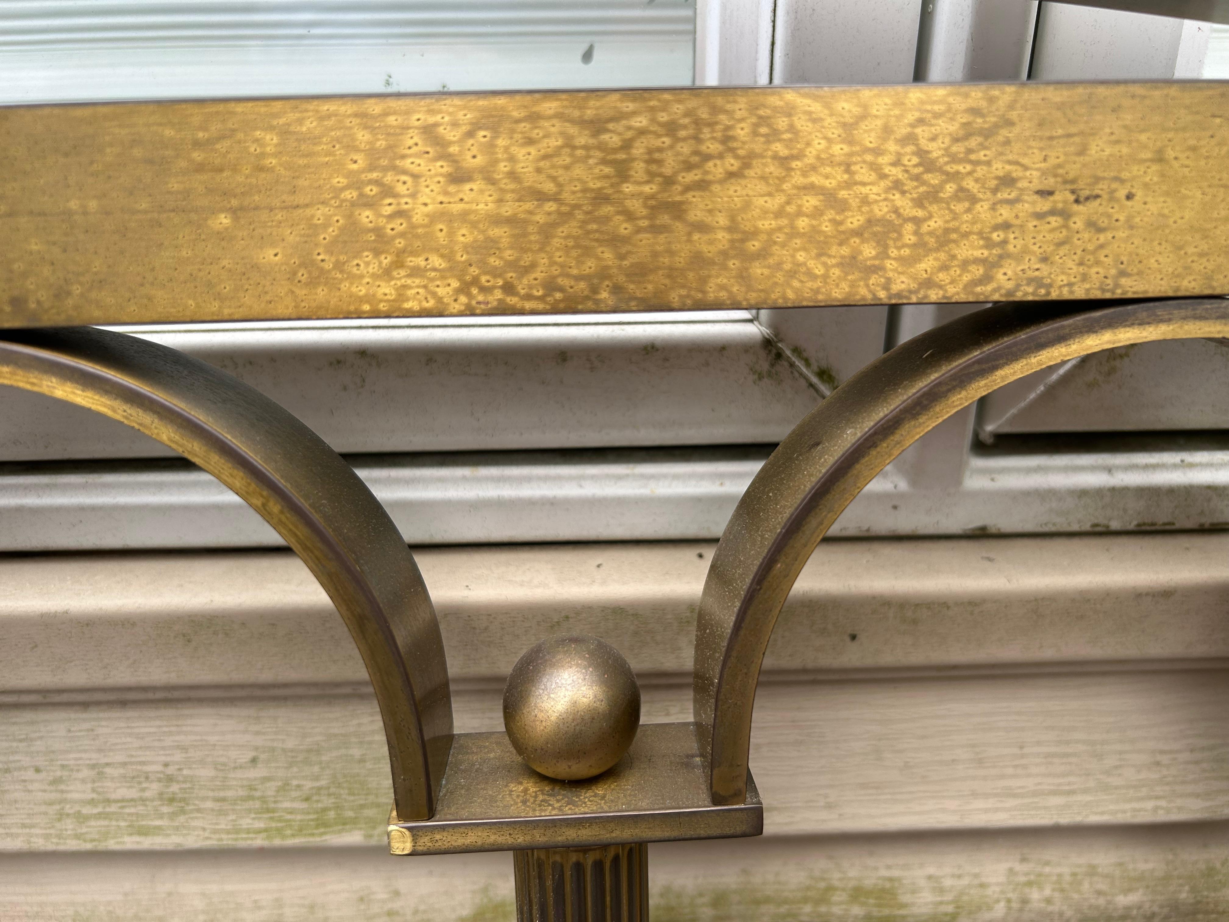 antique brass headboard king
