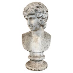 Buste classique italien en marbre De Latte