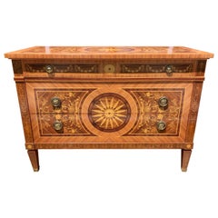 Classical Italian Inlaid Commode
