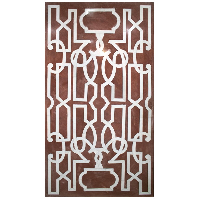 Classical Italian Style 8-Seat Rectangular Dining Table Top For Sale at