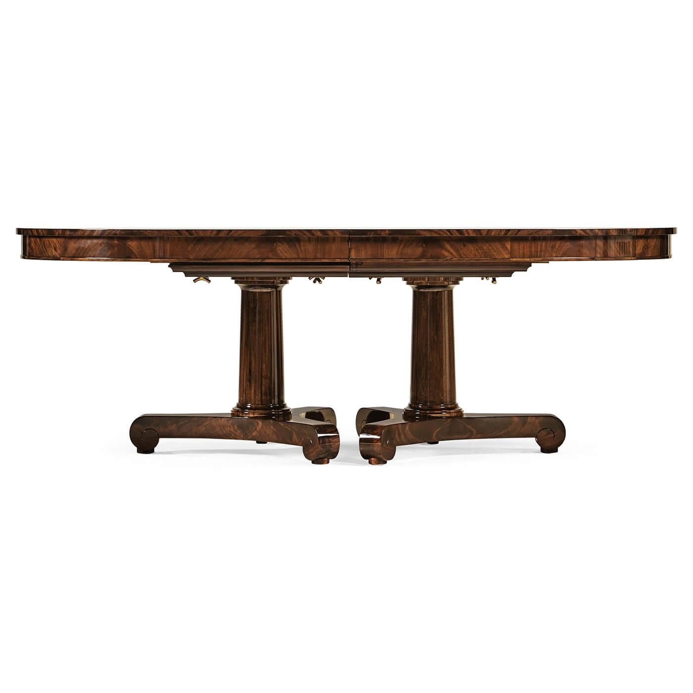 American Classical Classical Mahogany Extension Dining Table
