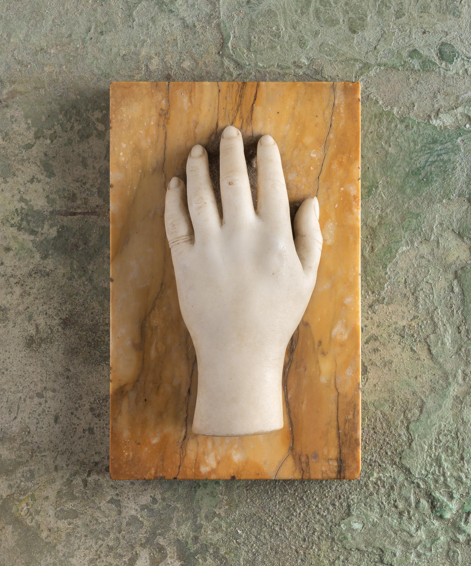 Classical Marble Artist Model Hand, Italy, Late 19th Century

Life-size marble sculpture of a female hand mounted on original marble base.
 