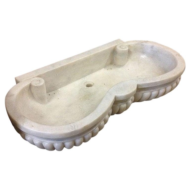 Classical Marble Carved Stone Sink Basin