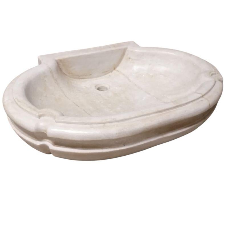 Classic Marble Circular Marble Stone Sink Bon état - En vente à Cranbrook, Kent