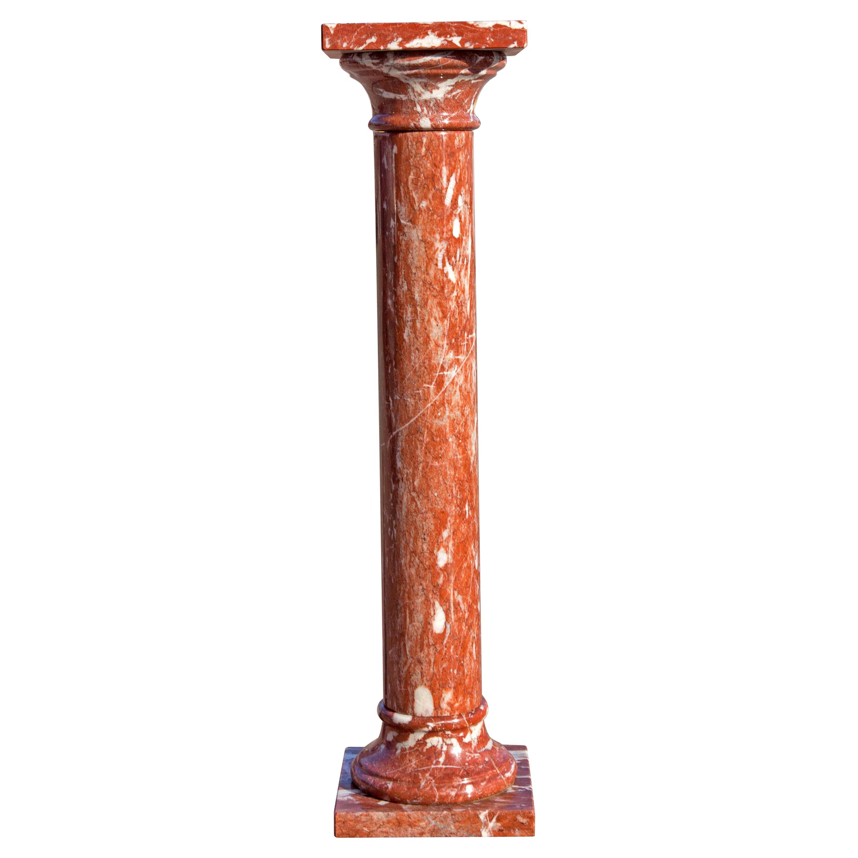 Classical Marble Pedestal For Sale at 1stDibs
