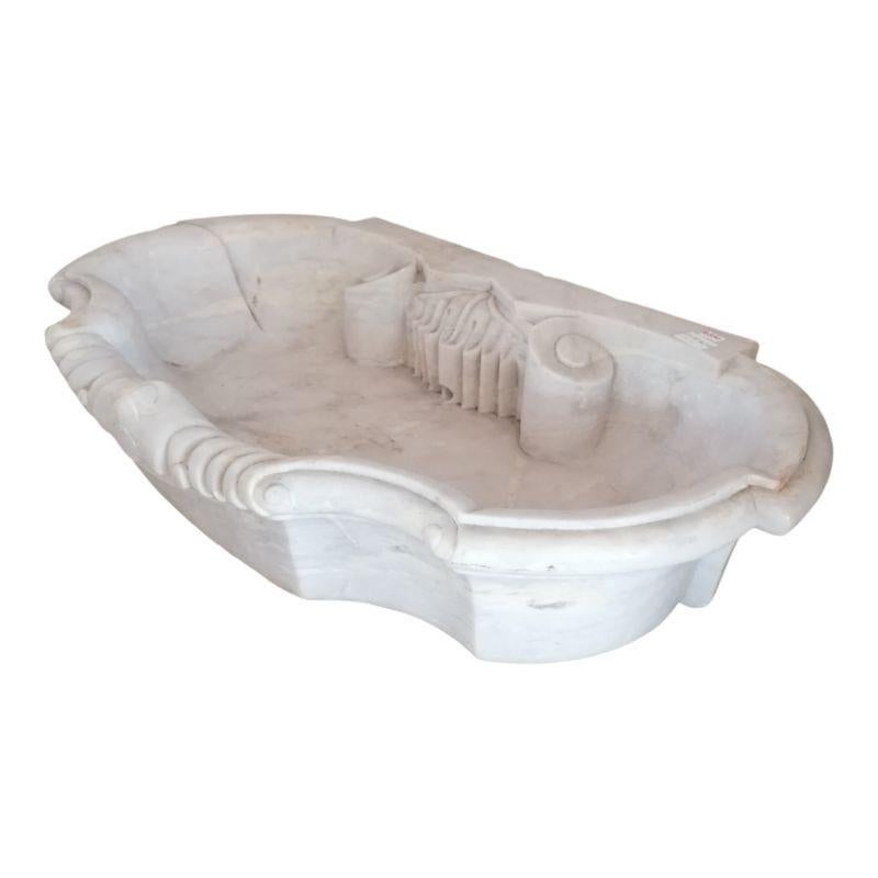 Vasque de salle d'eau en marbre et pierre Classic en vente 1