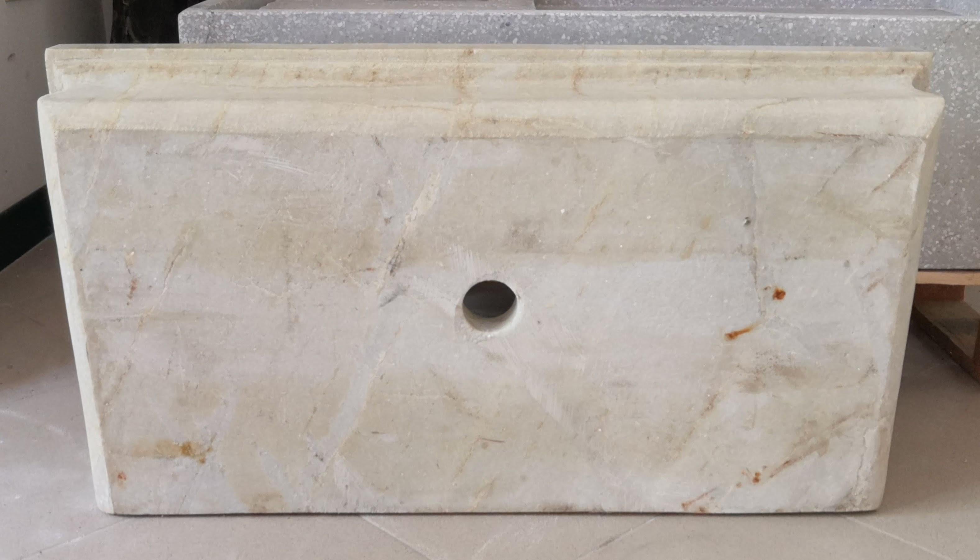 Greco classico Classical Marble Stone Sink Basin