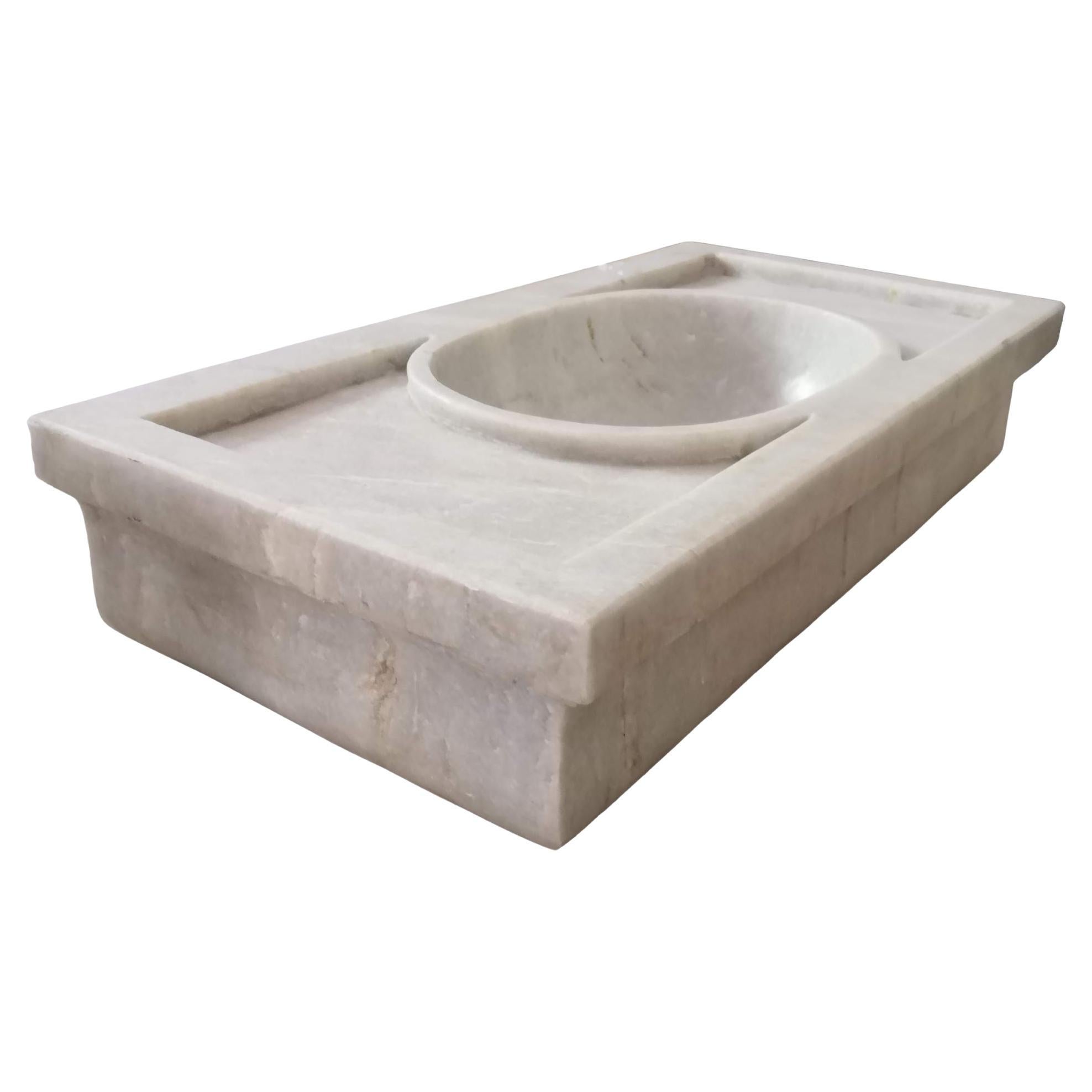 Classical Marble Stone Sink Basin For Sale