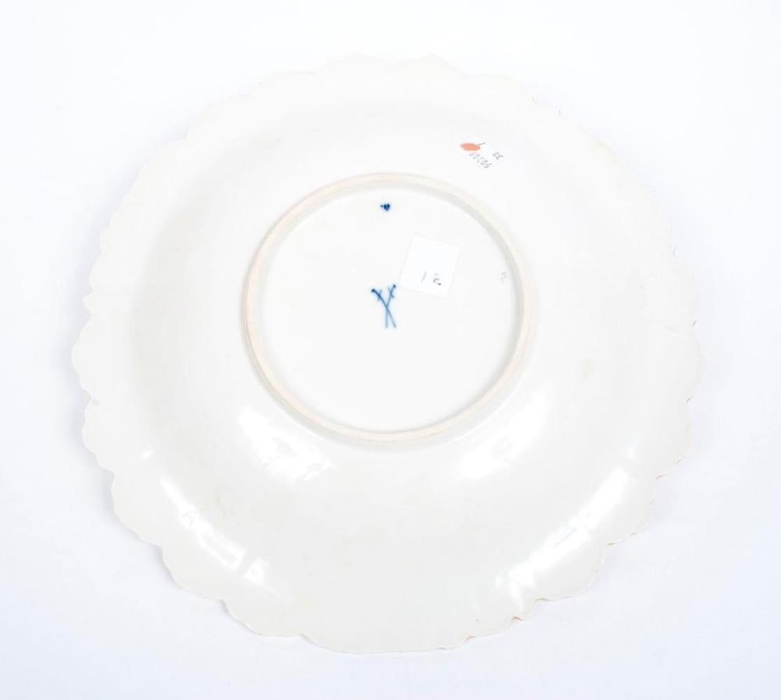 19th Century Classical Meissen Plate For Sale